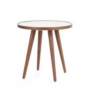 Кофейный столик "Sputnik Small" с круглой столешницей из меламина