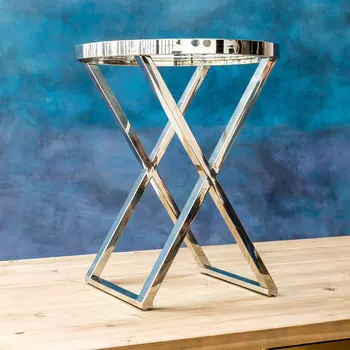 Кофейный столик увертюра со стеклянной столешницей