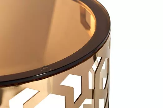 Кофейный столик золотой