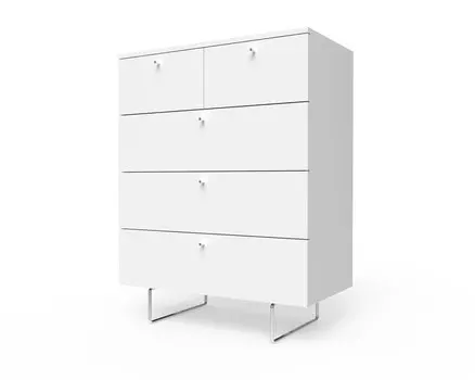 Комод Alto Drawer Dresser белый Spot on Square