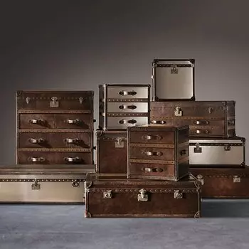 Комод ампель браун из массива дуба