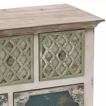 Комод бежевого цвета на шесть ящиков