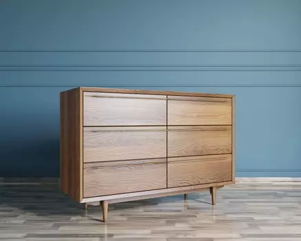 Комод Bruni с шестью ящиками