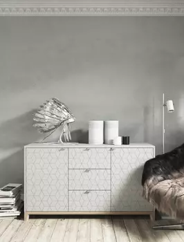 Комод Case №1 молочного цвета