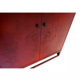 Комод Citipati красного цвета