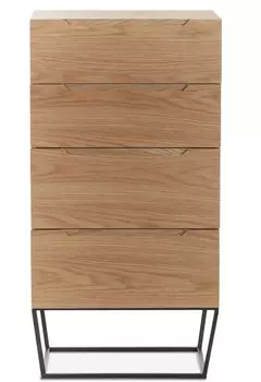 Комод дубовый с четырьмя выдвижными ящиками