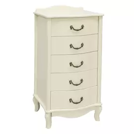 Комод джульетта стандарт узкий с пятью ящиками дуб шампань