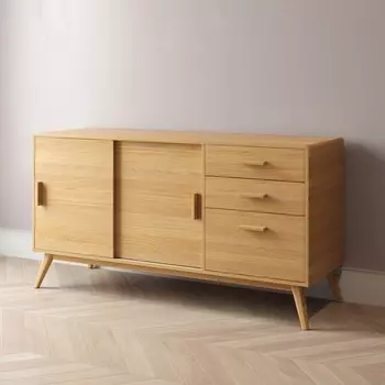 Комод Emilia 180 с тремя ящиками цвета натуральный дуб