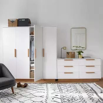 Комод Fabi белого цвета