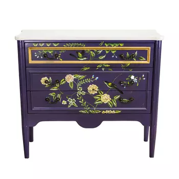 Комод Florentina с росписью из цветов