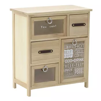 Комод из дерева с пятью ящиками