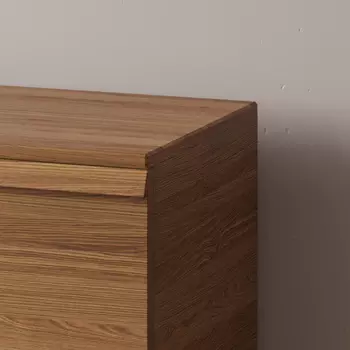 Комод Lina-1 120х50 с выкатными ящиками цвета орех