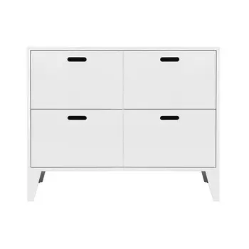 Комод Nikki White белого цвета