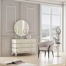 Комод Rimini белого цвета