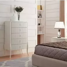 Комод Rimini цвета белый перламутр