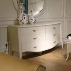 Комод Rimini с отделкой матовый бежевый лак