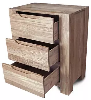 Комод Riva с тремя ящиками
