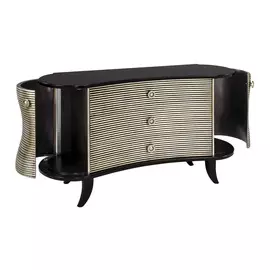 Комод с распашными секциями и тремя ящиками