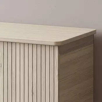 Комод Viva 4 - 120 с двумя дверцами черного цвета