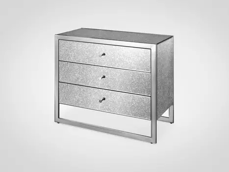 Комод в металлической раме с тремя ящиками