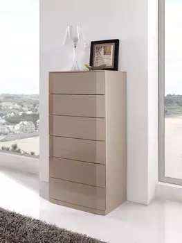 Комод вертикальный Moka коричневого цвета