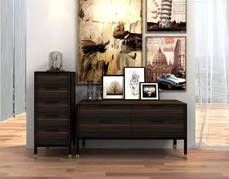 Комод высокий Benissa с пятью выдвижными ящиками