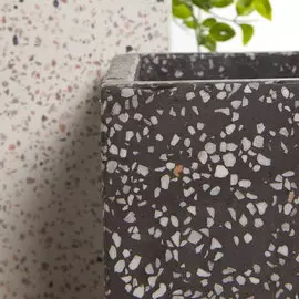 Комплект из двух кашпо Bransc Pots черно-белого цвета