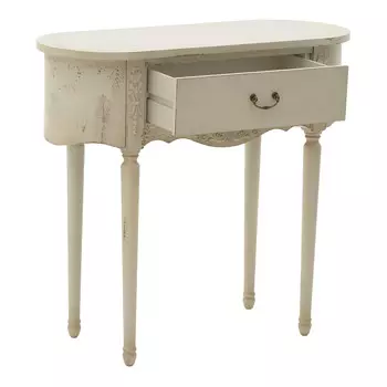 Консоль бежевого цвета с ящиком