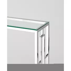 Консоль бруклин со стеклянной столешницей