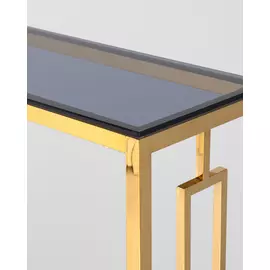 Консоль бруклин со стеклянной столешницей