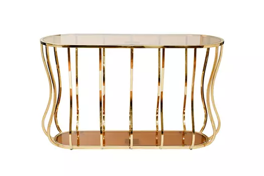 Консоль Elegant со стеклянной столешницей