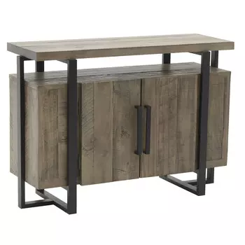 Консоль из дерева и металла