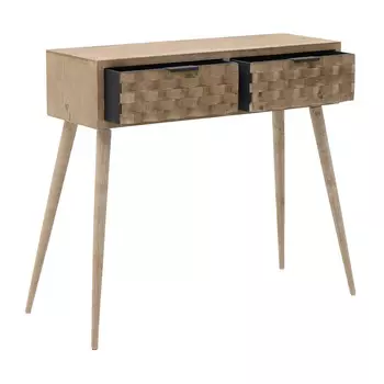 Консоль из дерева с двумя выдвижными ящиками