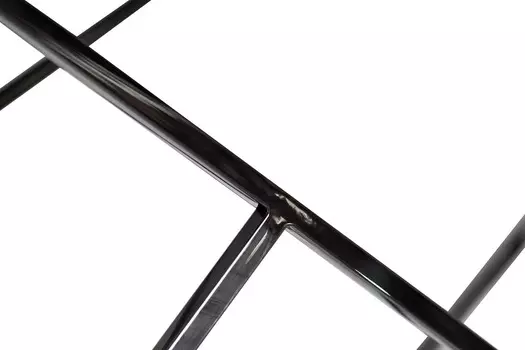 Консоль из искусственного мрамора цвета хром