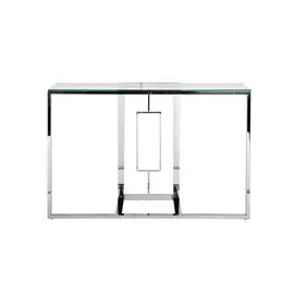 Консоль из стали и стекла