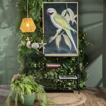 Консоль из стекла и металла