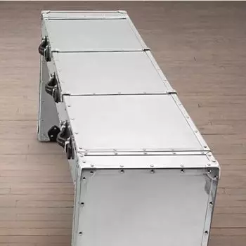 Консоль каталина матовый хром