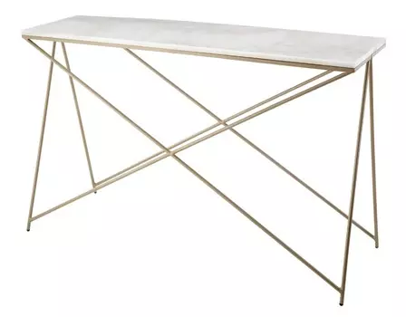 Консоль Niall с мраморной столешницей