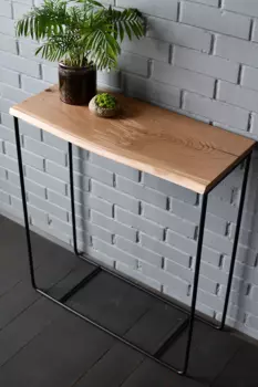 Консольный стол Easy с дубовой столешницей