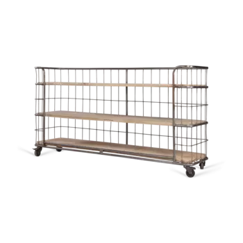 Консоль Old Backer из массива дерева и металла