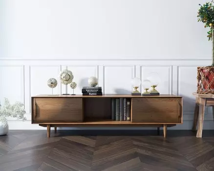 Консоль под tv Bruni с раздвижными дверцами