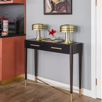 Консоль Rangy c ножками из латуни