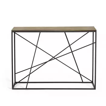 Консоль Wilson Line Black темный дуб