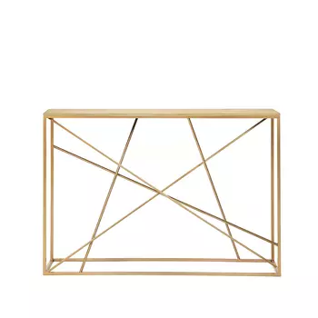 Консоль Wilson Line Gold светлый дуб