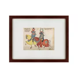 Копия старинной литографии Nremberg №1 1539-1561 г.