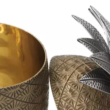 Коробка Pineapple цвета состаренной латуни