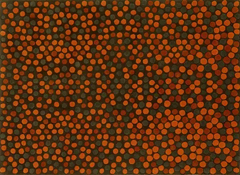 Ковер Adok оранжевого цвета 150х200