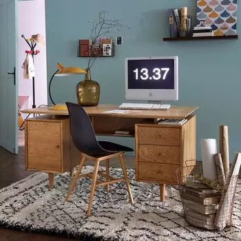 Ковер Afaw в берберском стиле бело-черного цвета 160x230