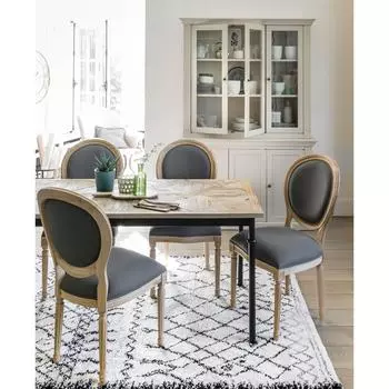 Ковер Afaw в берберском стиле каштанового цвета 200x290