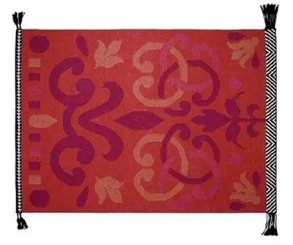 Ковер Arabesco красного цвета 170x240